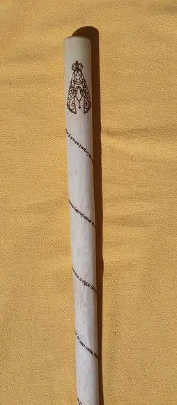 Cajado Pastor Salmo 23 N.sra Aparecida. 80cm