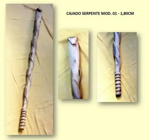 Cajado Serpente Mod. 01 - 1,80cm