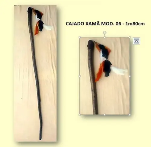 Cajado Xamã Mod. 06 - 1m80cm