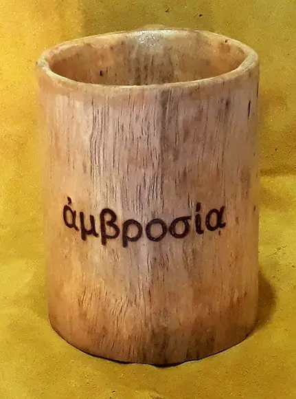 Caneca de Madeira Viking Personalizada 800ml 18x18x28