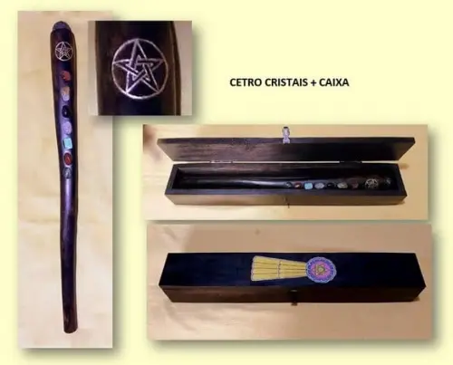 CETRO CRISTAIS + CAIXA DE MADEIRA
