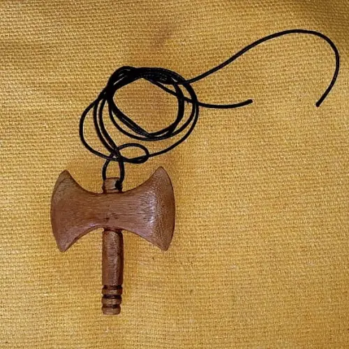 COLAR / PINGENTE MACHADO DE XANGÔ MOD 2