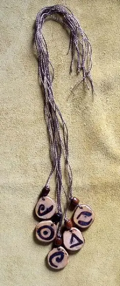 COLAR DE MADEIRA FOGO