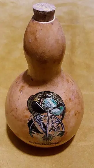 Frasco de Poção Grande Mod 07 Pintado