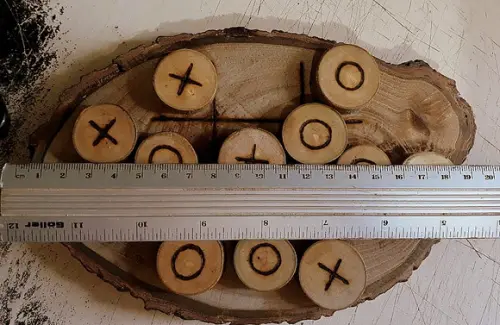 Jogo da Velha em Madeira Rustica (tamanho Aprox. 20cm)