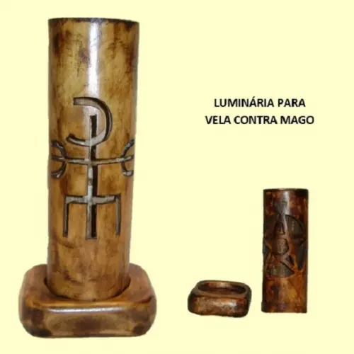 Luminária para Vela Contra Mago