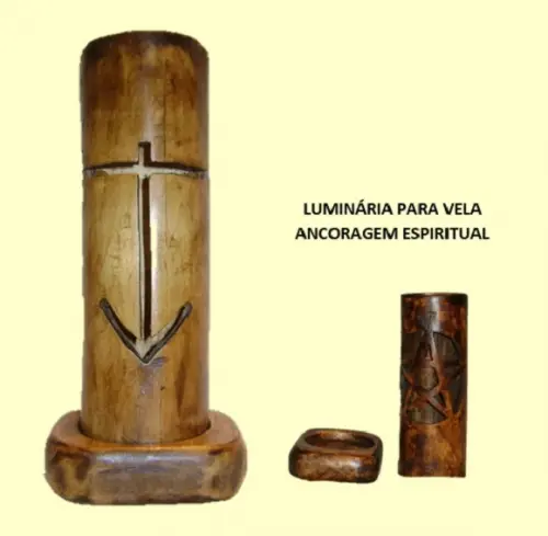 Luminária para Vela Ancoragem Espiritual