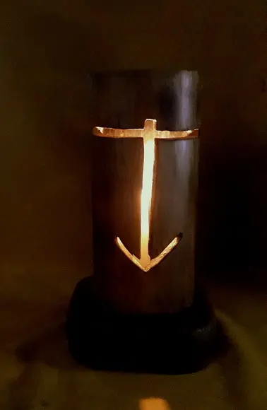 Luminária para Vela Ancoragem Espiritual