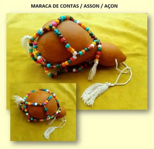 MARACA DE CONTAS / ASSON / AÇON GRANDE