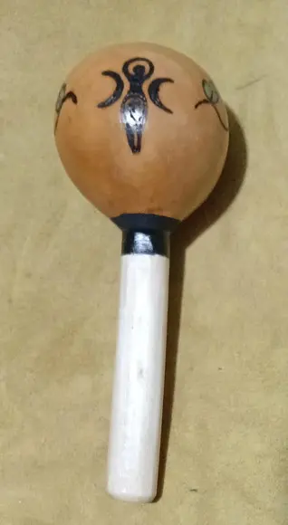 Maraca Mini 17cm Altura Imagens Variadas