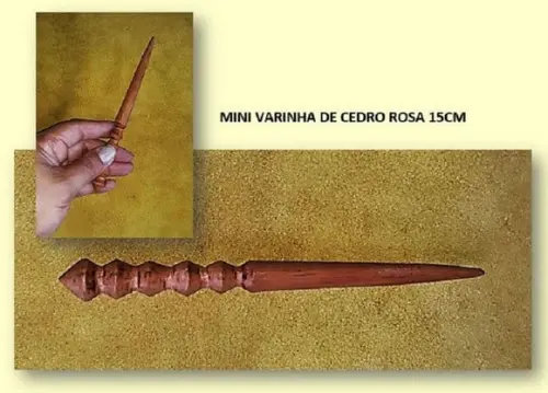 Mini Varinha Cedro Rosa 15cm Mod. 03