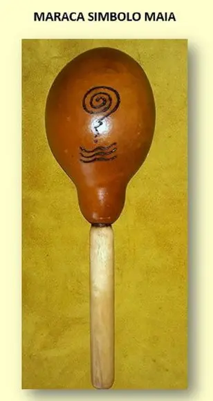 MARACA PERSONALIZADA SIMBOLO MAIA
