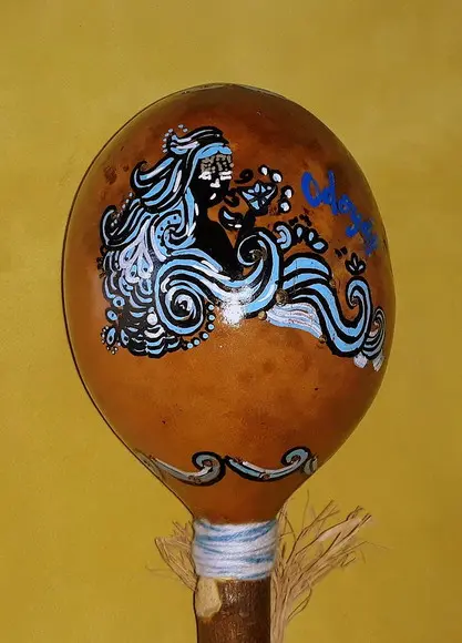 Maraca Pintada Yemanjá