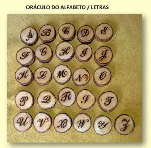 ORÁCULO ALFABETO 26 PEÇAS