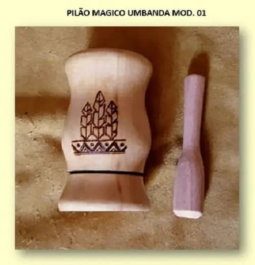 Pilão Mágico Umbanda Mod. 01