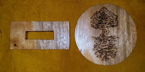 Placa Arvore Da Vida 15cm C/base