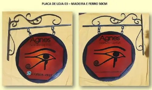 PLACA DE LOJA - 50CM MOD 03