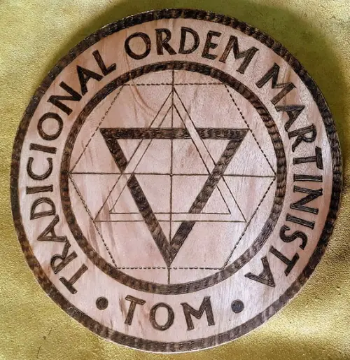 PLACA ORDEM MARTINISTA 28CM