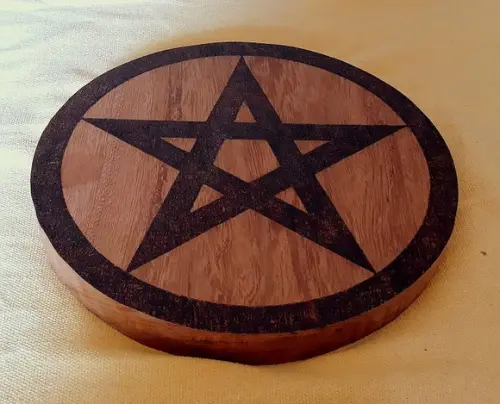Placa Pentagrama Mod. 02 39cm