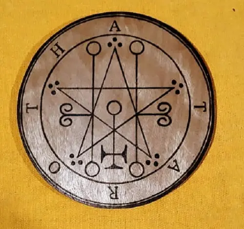 PLACA SIGILO DE ASTAROTH 28CM