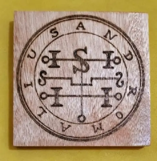 PLACA SIGILO DE ANDROMALIUS 28CM (REDONDA OU QUADRADA)