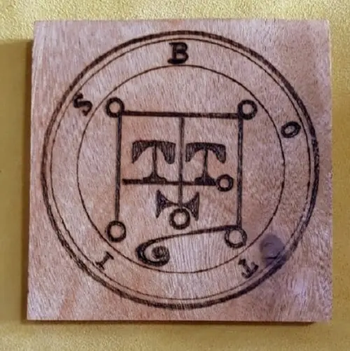 PLACA SIGILO DE BOTIS 28CM (REDONDA OU QUADRADA)