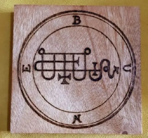 PLACA SIGILO DE BUNE 28CM (REDONDA OU QUADRADA)