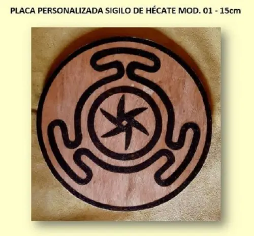 PLACA SIGILO DE HÉCATE MOD. 01 15cm