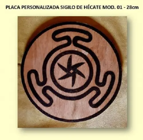 PLACA SIGILO DE HÉCATE MOD. 01 28cm