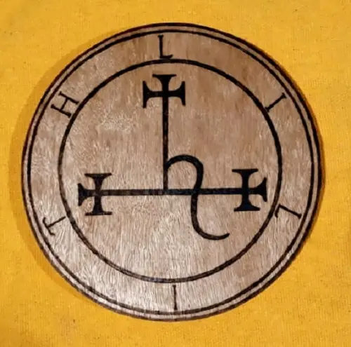 PLACA SIGILO DE LILITH MOD. 01 28CM
