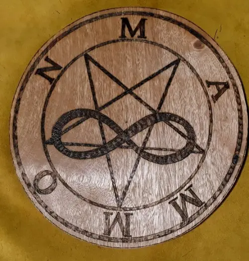 PLACA SIGILO DE MAMMON 28CM