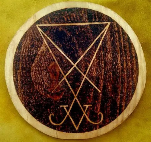PLACA SIGILO DE LÚCIFER 10cm