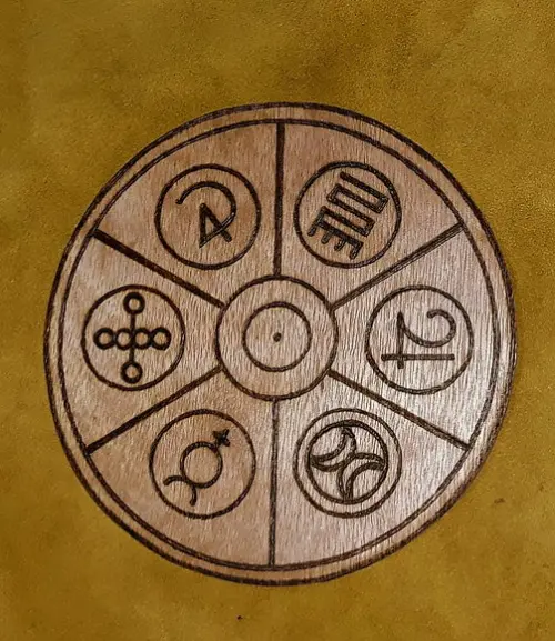 PLACA SIGILO DE MERLIN 28CM