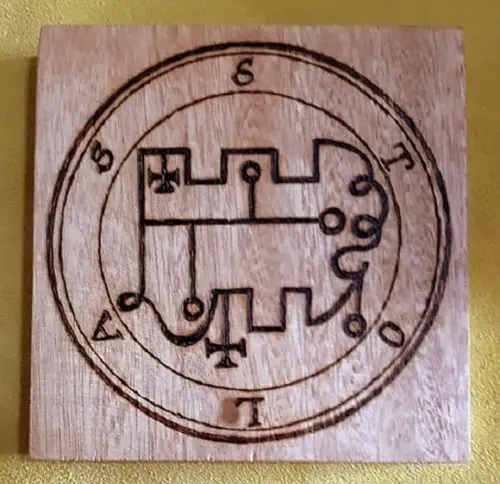 PLACA SIGILO DE STOLAS 28CM (REDONDA OU QUADRADA)