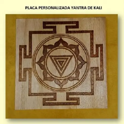 PLACA YANTRA DE KALI