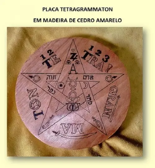 PLACA TETRAGRAMMATON MOD. 02 28CM