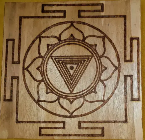 PLACA YANTRA DE KALI MOD. 02