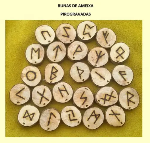 Runas de Ameixa 25 Peças