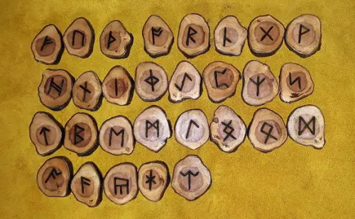 Runas de Teixo Futhark Anglo Saxão 29 Peças