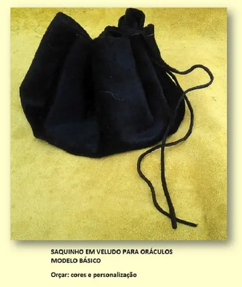 Saquinho / Toalha Veludo Preto 45cm Mod. 01