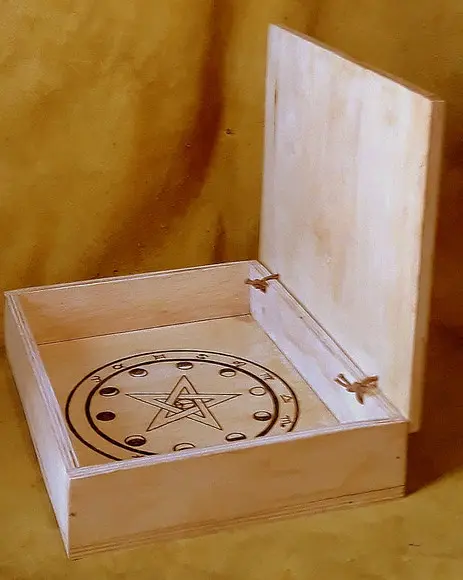 SPELLBOX / CAIXA MÁGICA WICCA 24X5X30
