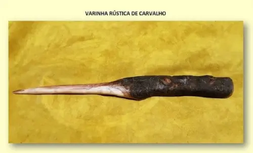 Varinha Rústica de Carvalho Mod. 01