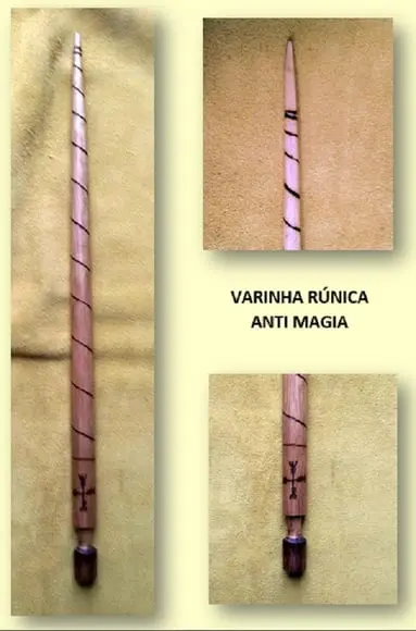 Varinha Rúnica Anti Magia