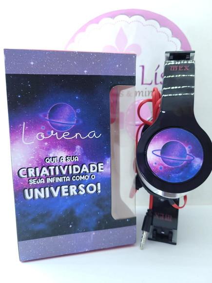 Headphone Fone de Ouvido Universo com Caixa