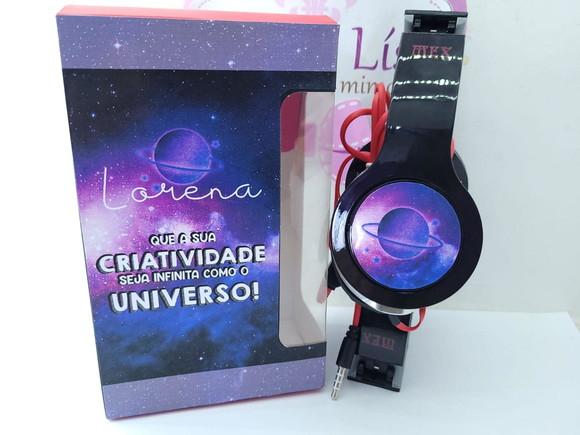 Headphone Fone de Ouvido Universo com Caixa