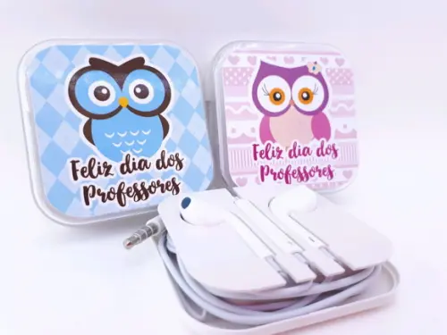 Fone de Ouvido Dia dos Professores Presente
