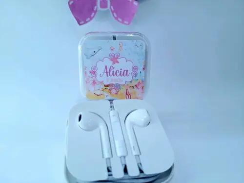 Fone de Ouvido Paris Fundo do Mar Aquarela na Caixinha
