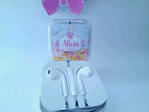 Fone de Ouvido Paris Fundo do Mar Aquarela na Caixinha