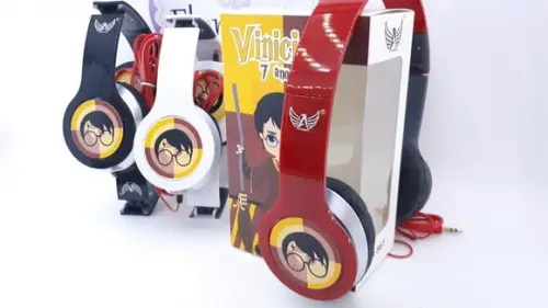 Headphone Fone de Ouvido Harry Potter com Caixa
