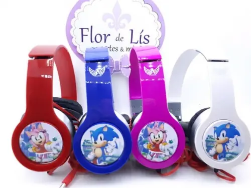 Headphone Fone de Ouvido Sonic com Caixa